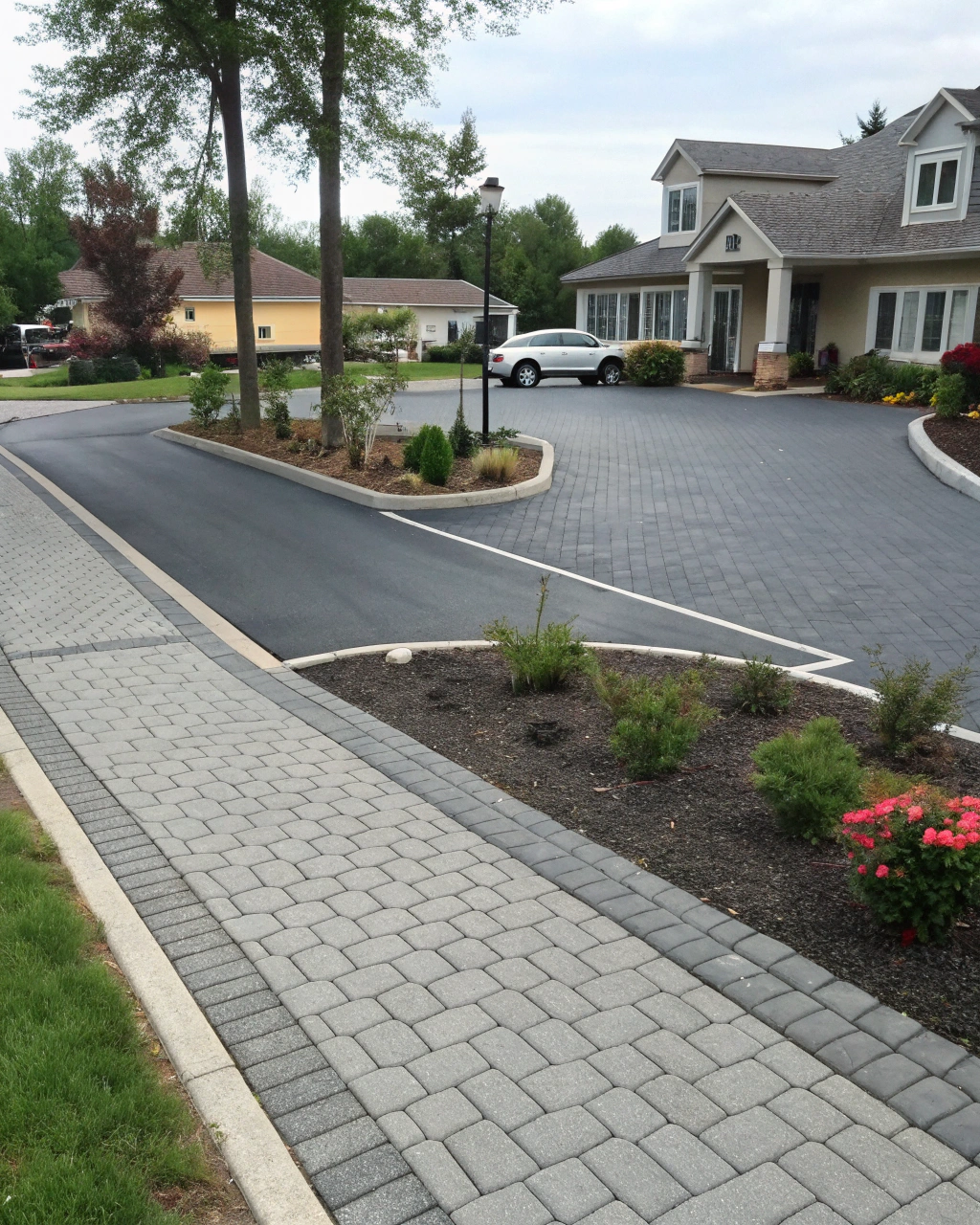 Residential and commercial paving construction project in Rockhampton